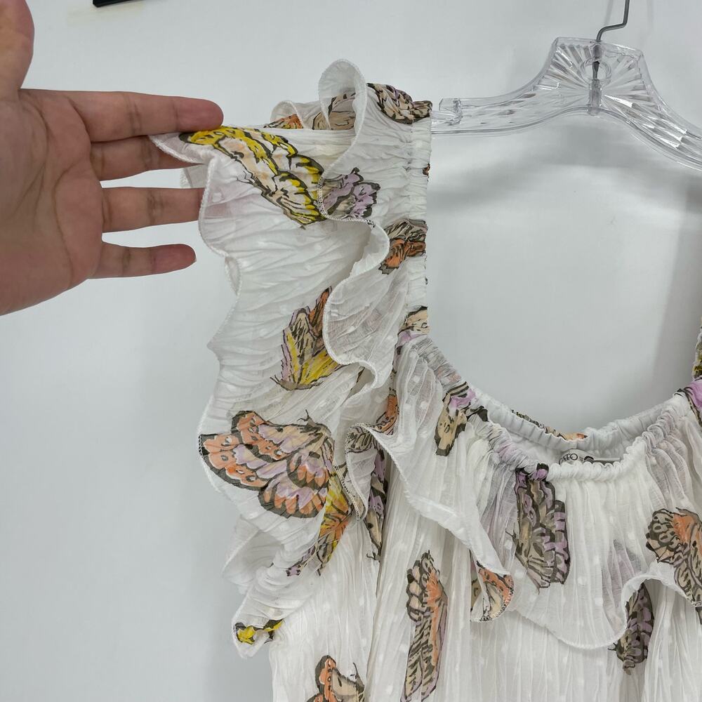 Cato Ruffle Butterfly Flounce Top Size Large - Picture 4 of 7